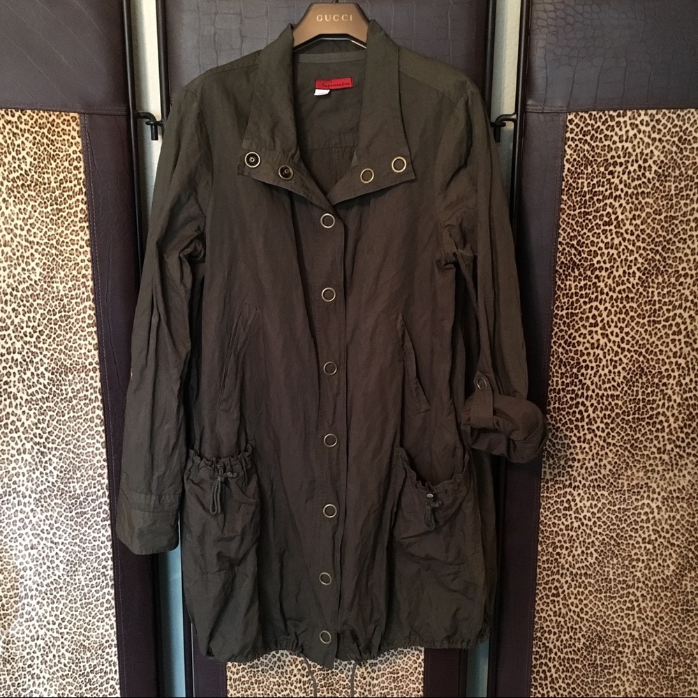 Anthropologie vintage Olive Green Utility Jacket